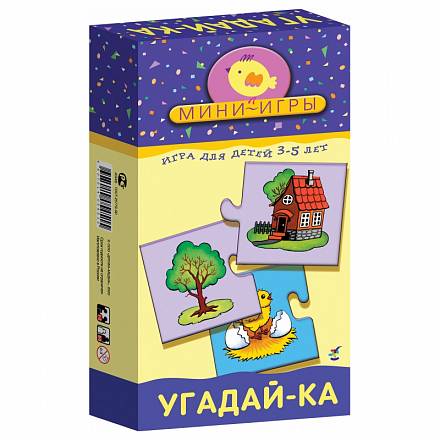 Игра настольная из серии Мини-игры – Угадай-ка 